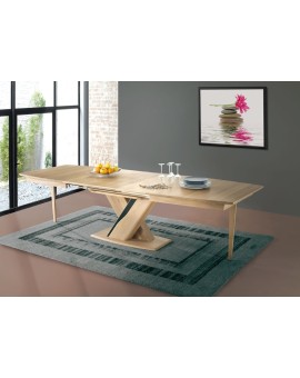 Table tonneau plateau bois