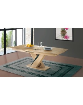 Table tonneau plateau bois