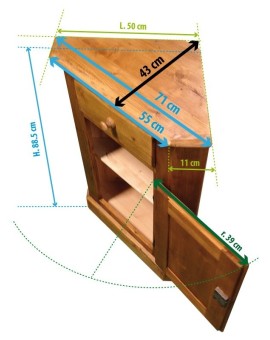 Petit Meuble d'angle