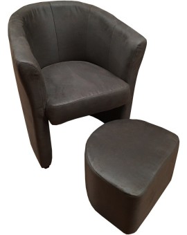 Fauteuil & pouf
