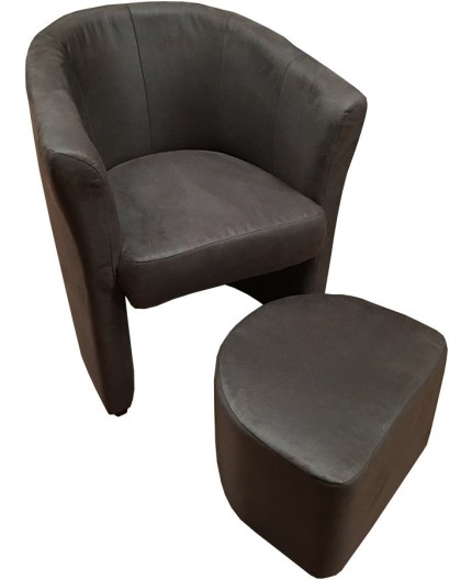 Fauteuil & pouf