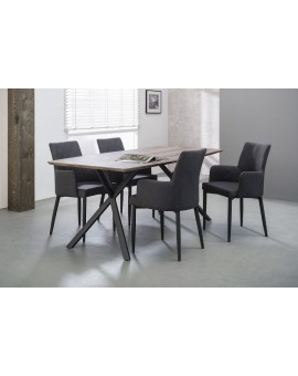 Table à manger pieds métal