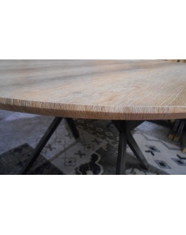 Table à manger pieds métal