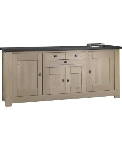 Bahut bas 4 portes 2 tiroirs