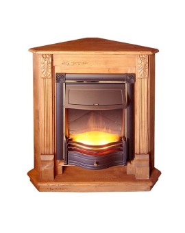 cheminee d'angle rustique