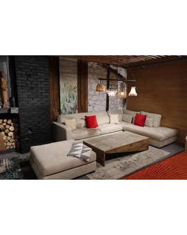 canapé avec méridienne