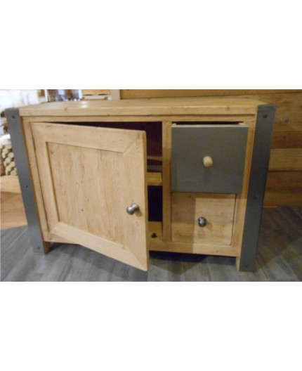 meuble bois et métal