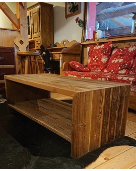 table vieux bois épicéa