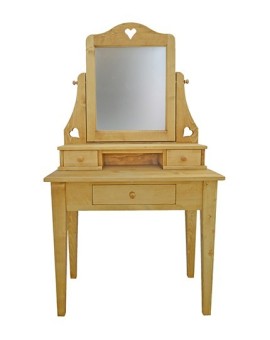 coiffeuse pin massif