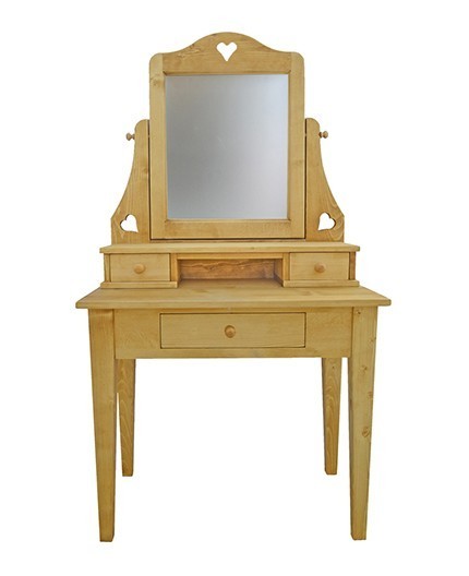 coiffeuse pin massif