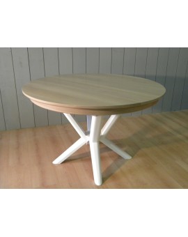 table ronde avec allonges