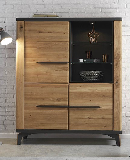 vitrine en chene france